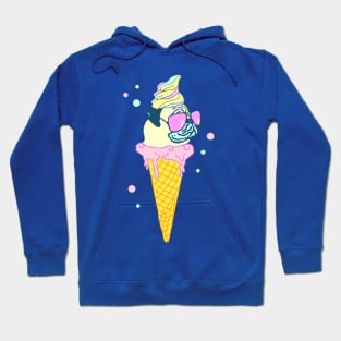 ice cream pug Hoodie